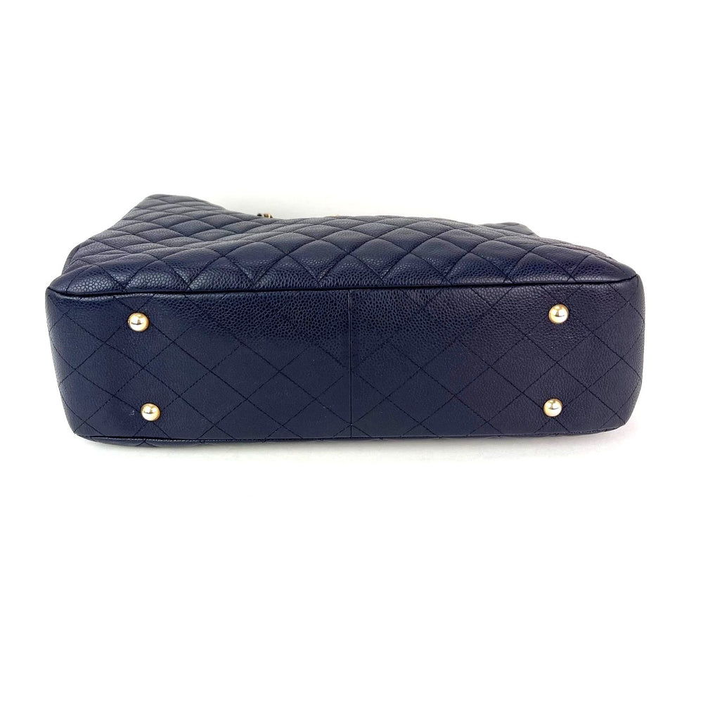 
                  
                    Chanel Caviar Quilted Large Classic Shopping Blue Leather Tote
                  
                