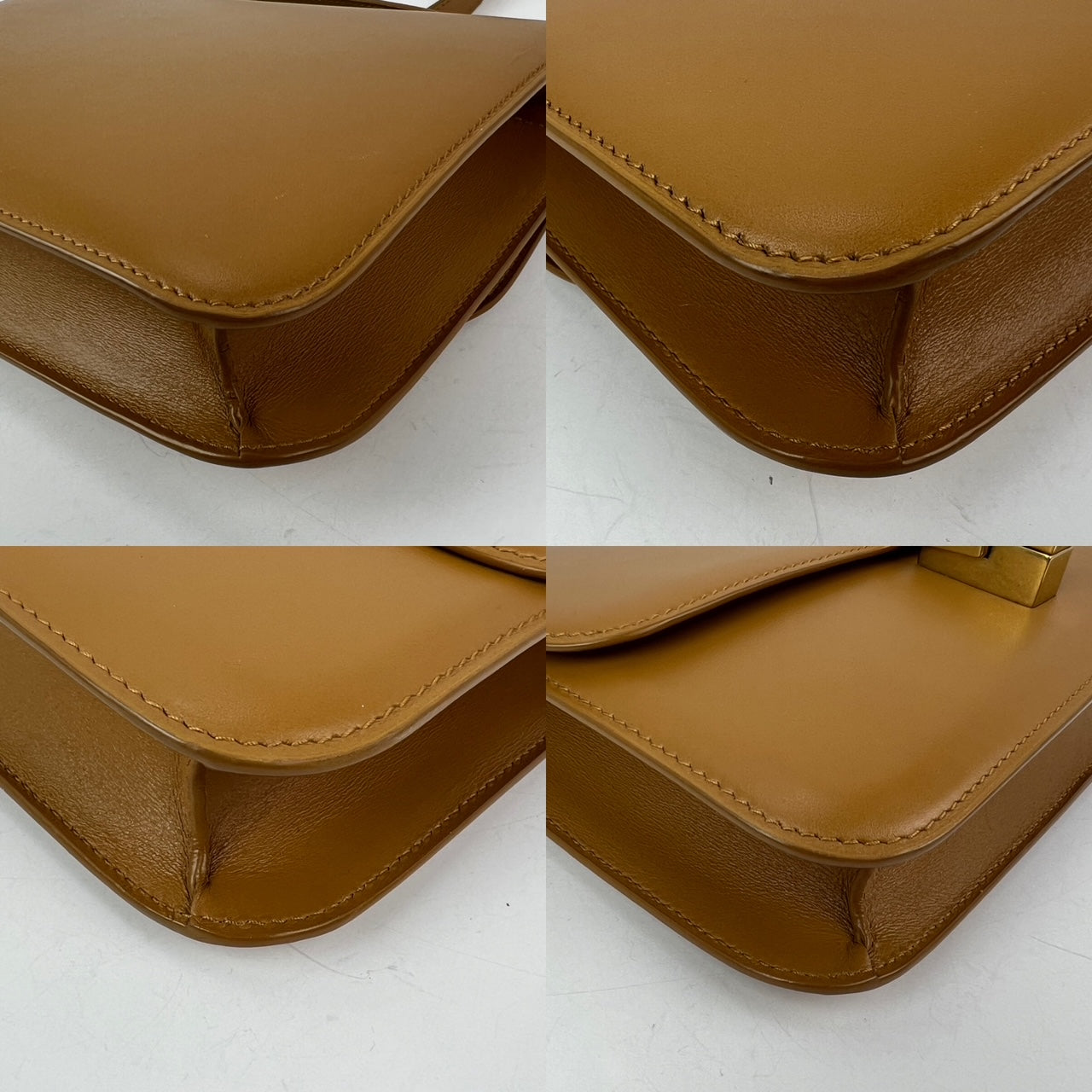 
                  
                    Saint Laurent Smooth Calfskin Le Carre Brown Shoulder Bag
                  
                