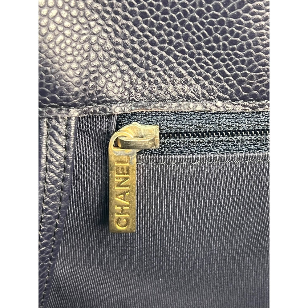 
                  
                    Chanel Caviar Quilted Large Classic Shopping Blue Leather Tote
                  
                