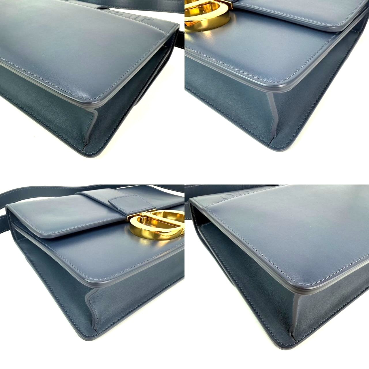 
                  
                    Christian Dior 30 Montaigne Smooth Calfskin Box Dark Denim Bag
                  
                