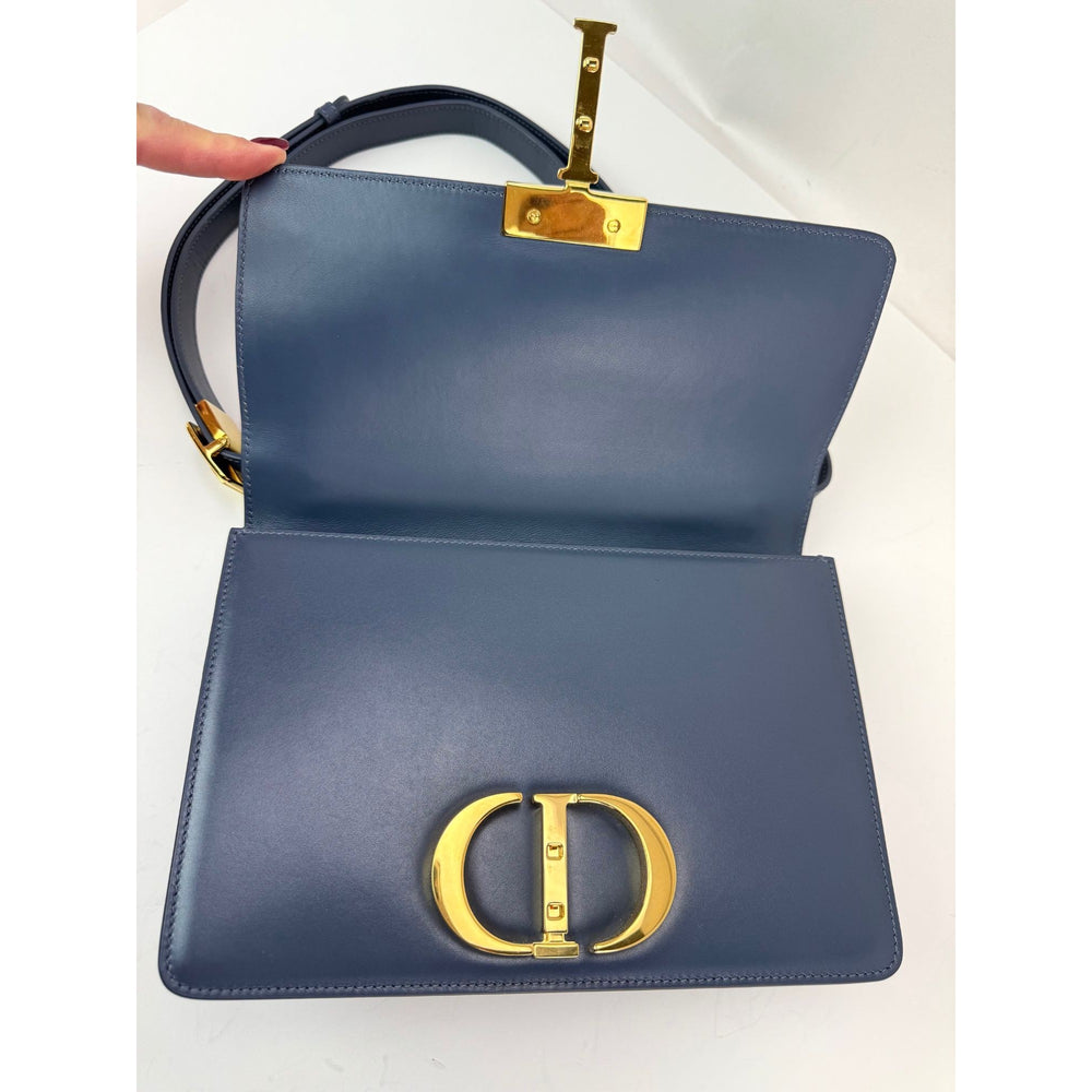 
                  
                    Christian Dior 30 Montaigne Smooth Calfskin Box Dark Denim Bag
                  
                
