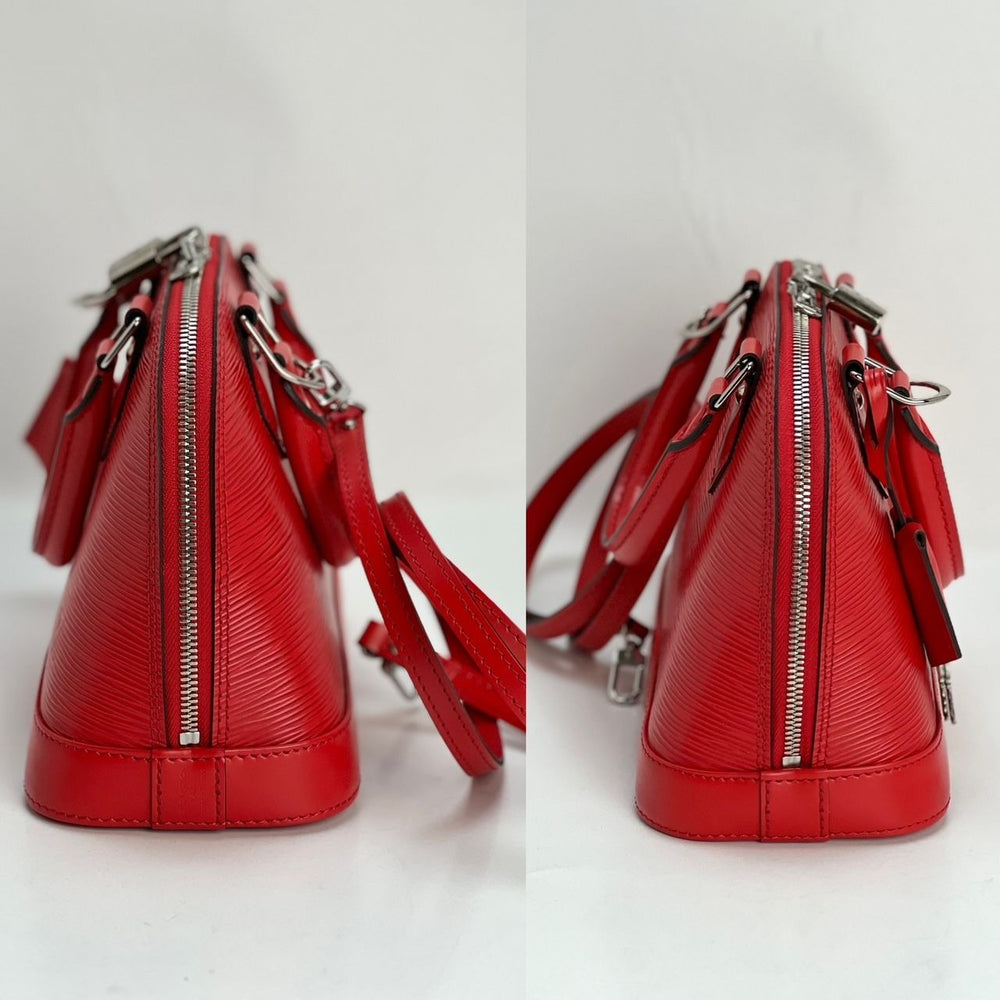 Louis Vuitton Handbag Shoulder Bag 2Way Epi Alma BB Coquelicot