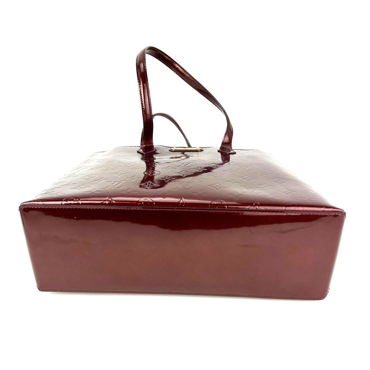 
                  
                    Louis Vuitton Wilshire MM Vernis Patent Leather Amarante Tote Bag
                  
                