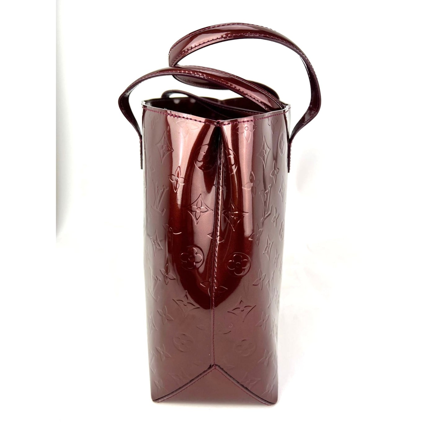 
                  
                    Louis Vuitton Wilshire MM Vernis Patent Leather Amarante Tote Bag
                  
                