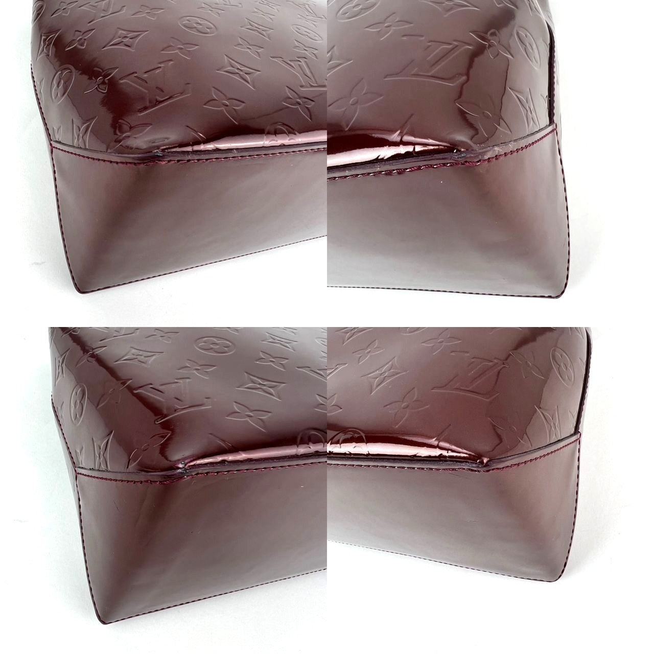 
                  
                    Louis Vuitton Wilshire MM Vernis Patent Leather Amarante Tote Bag
                  
                