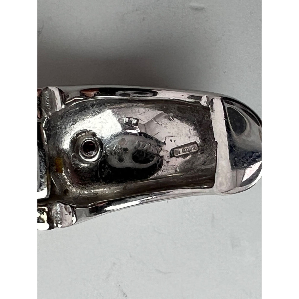 
                  
                    Roberto Coin Diamond & 18K White Gold Huggie Hoop Earrings/0.5"
                  
                