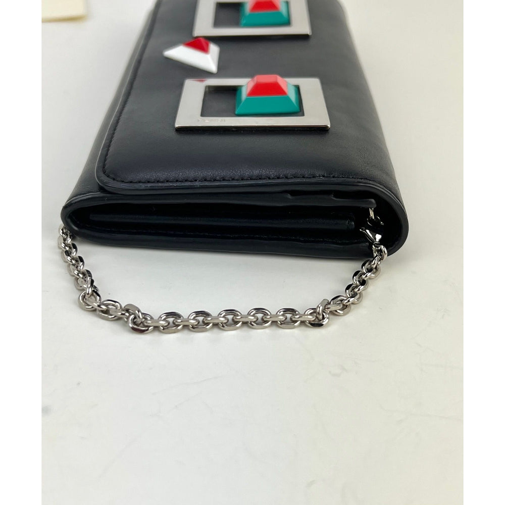 Fendi Wallet On Chain Wallet On Chain in Black
