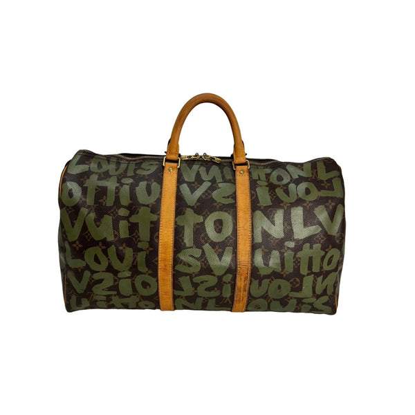 Gorgeous Authentic Louis Vuitton Monogram Keepall 50 Duffle Bag