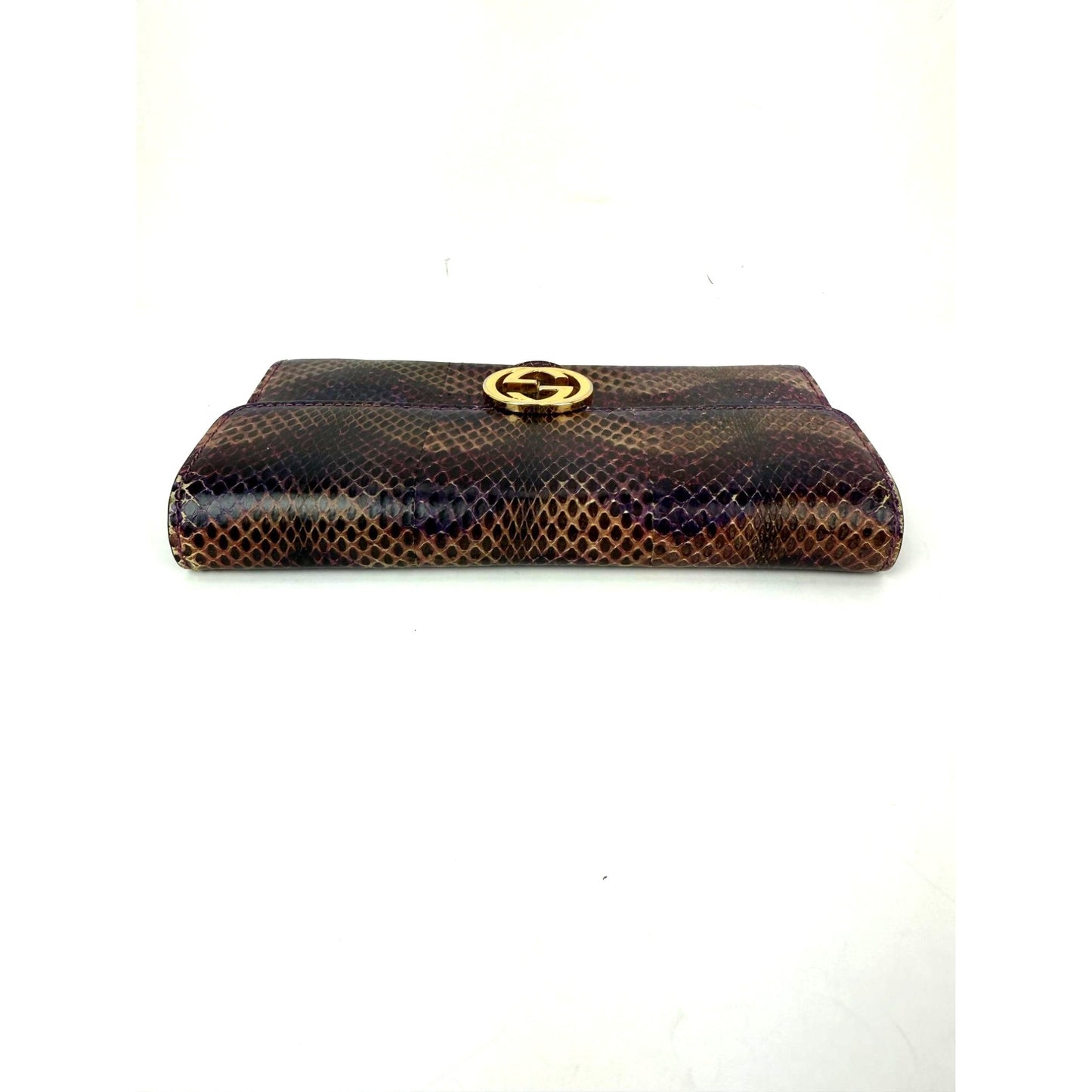 
                  
                    Gucci Snakeskin Leather Long Wallet
                  
                