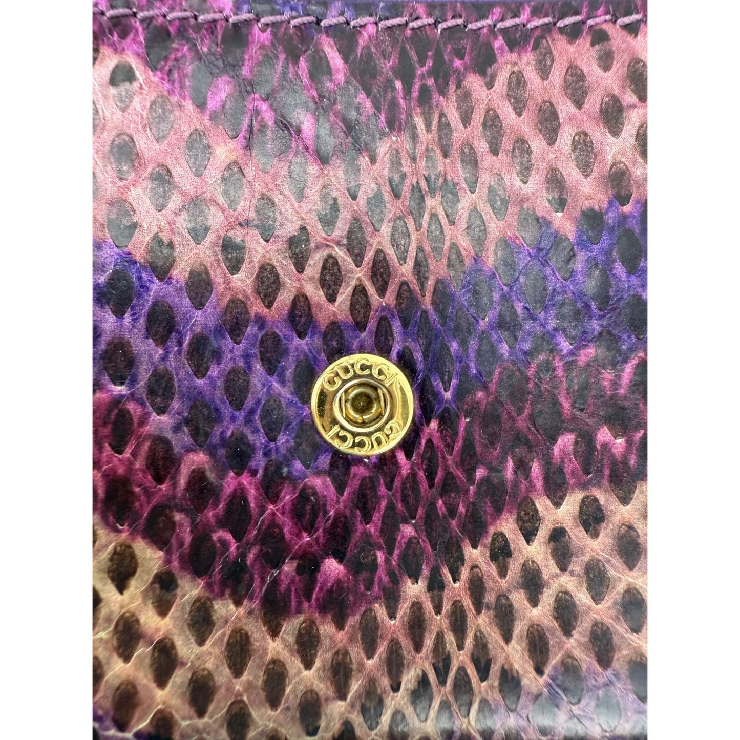 
                  
                    Gucci Snakeskin Leather Long Wallet
                  
                