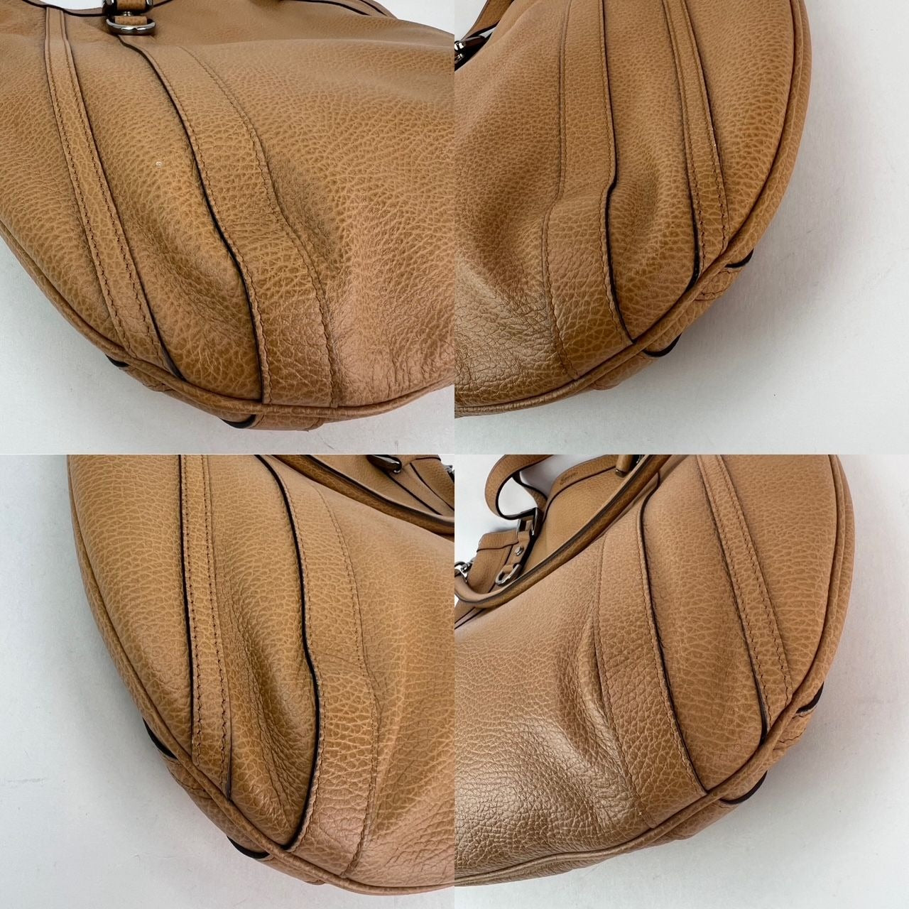 
                  
                    Gucci Abbey Convertible Beige Leather Hobo Shoulder Bag
                  
                