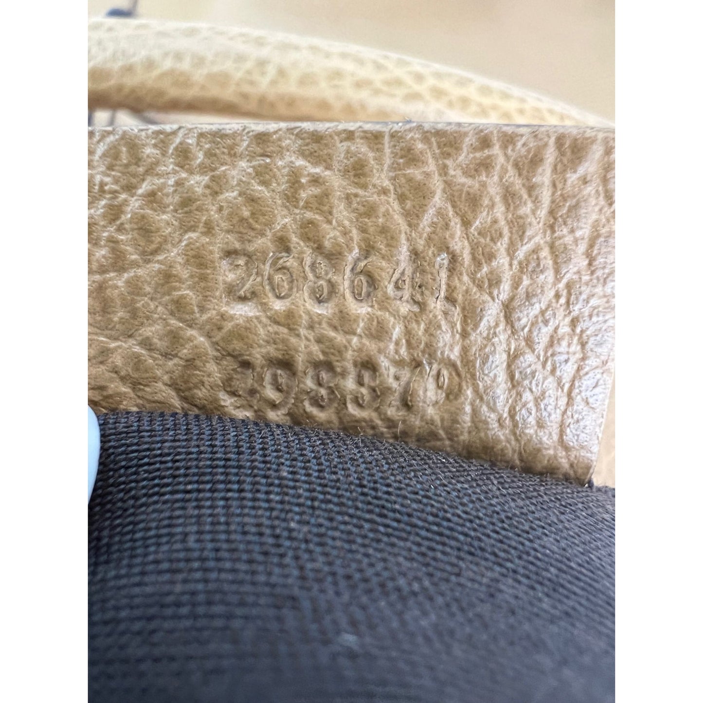 
                  
                    Gucci Abbey Convertible Beige Leather Hobo Shoulder Bag
                  
                