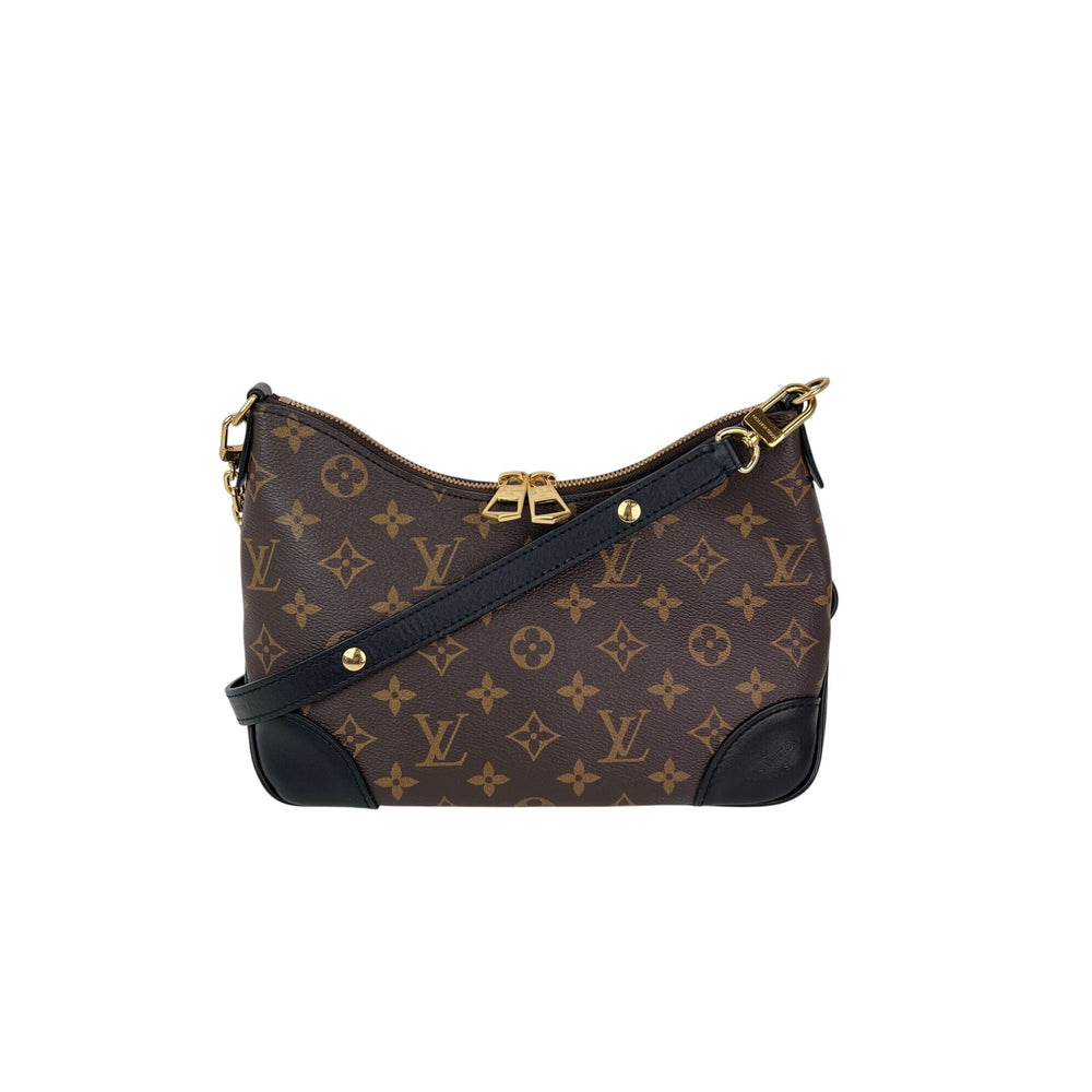 Louis Vuitton Boulogne PM Noir Monogram Shoulder Crossbody Bag