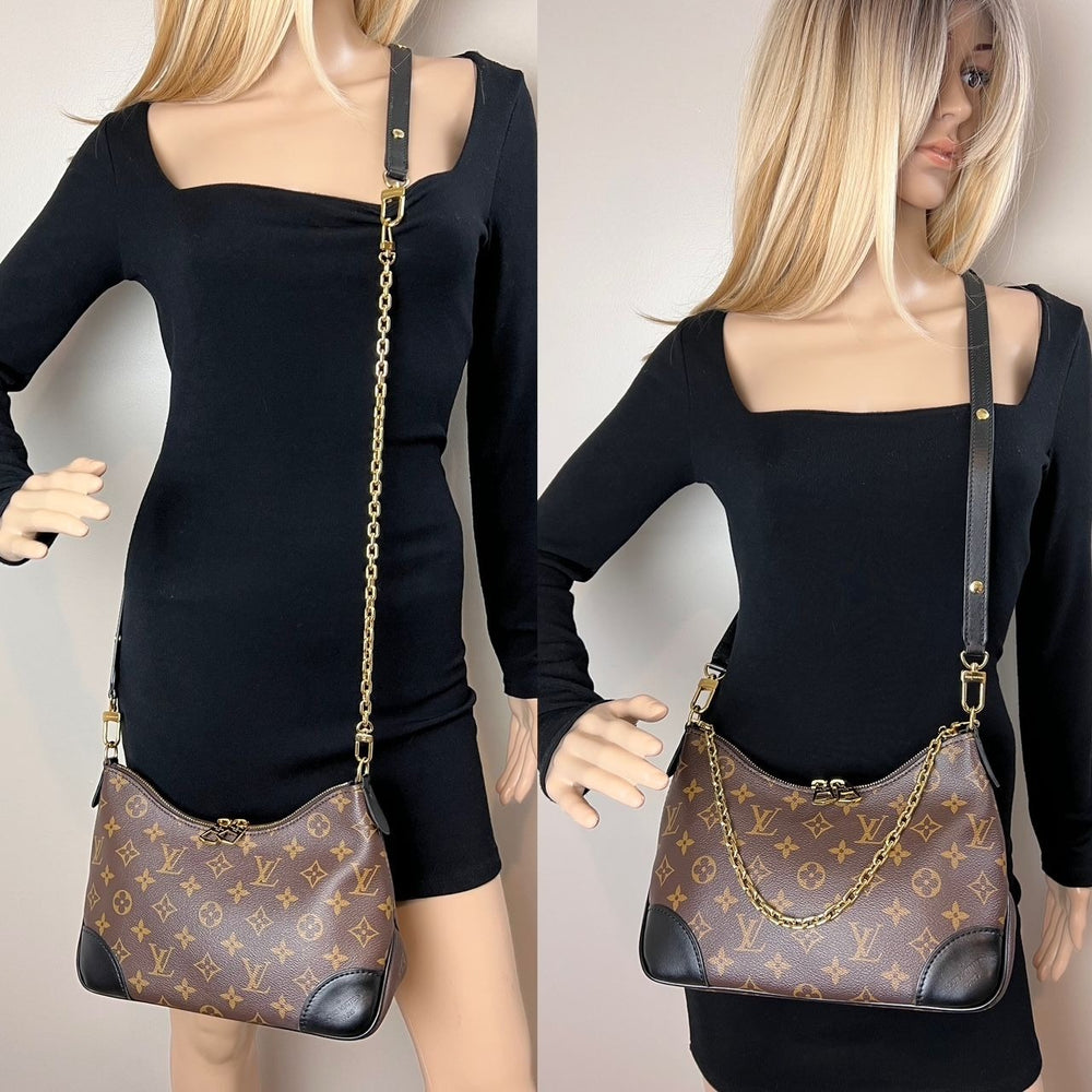 
                  
                    Louis Vuitton Boulogne PM Noir Monogram Shoulder Crossbody Bag
                  
                