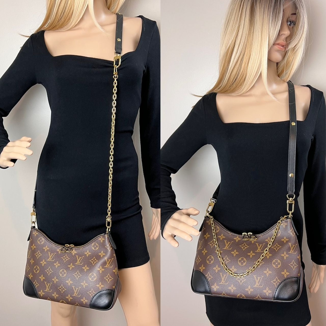 
                  
                    Louis Vuitton Boulogne PM Noir Monogram Shoulder Crossbody Bag
                  
                