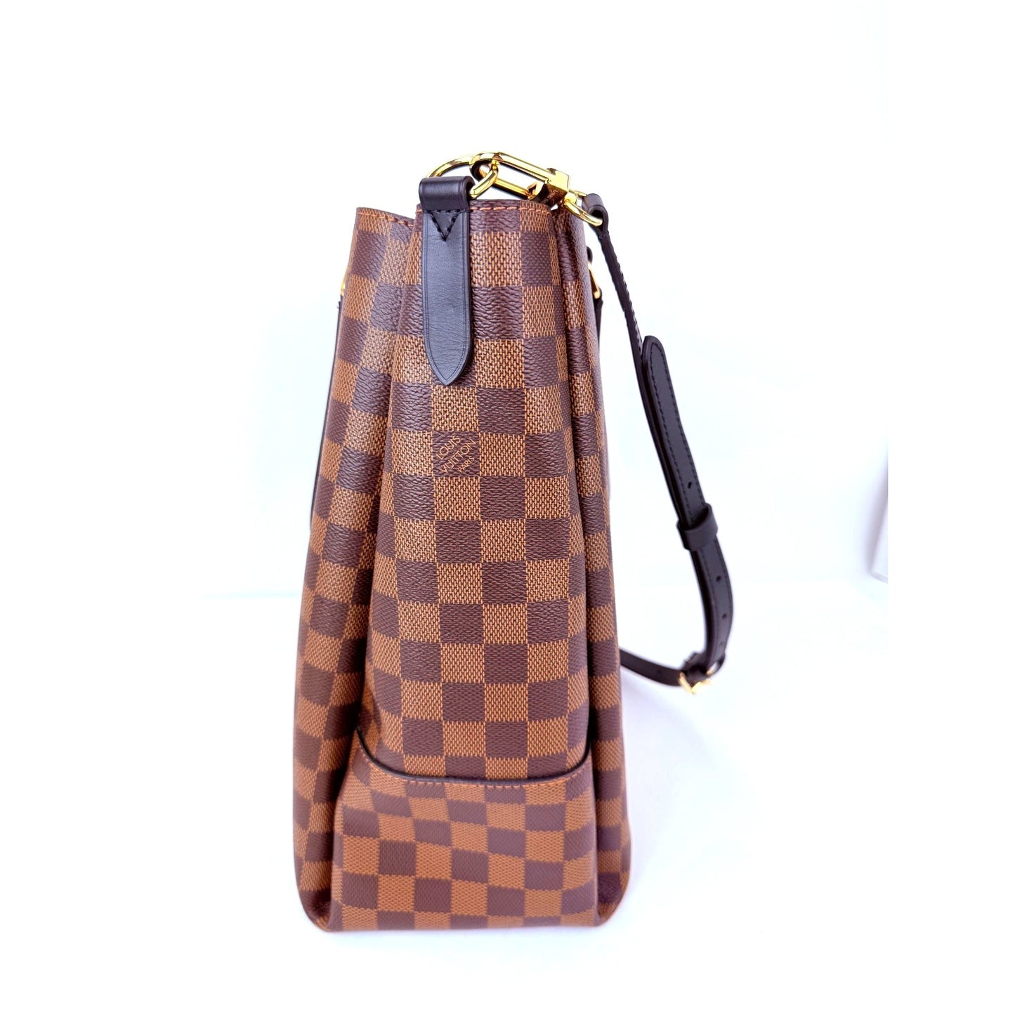 
                  
                    Louis Vuitton Belmont MM Damier Ebene Crossbody Tote Bag
                  
                