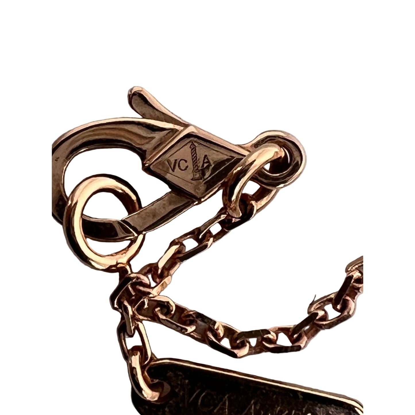 
                  
                    Van Cleef & Arpels 18K Rose Gold Mother of Pearl Lucky Spring Plum Blosssom Pendant Necklace
                  
                