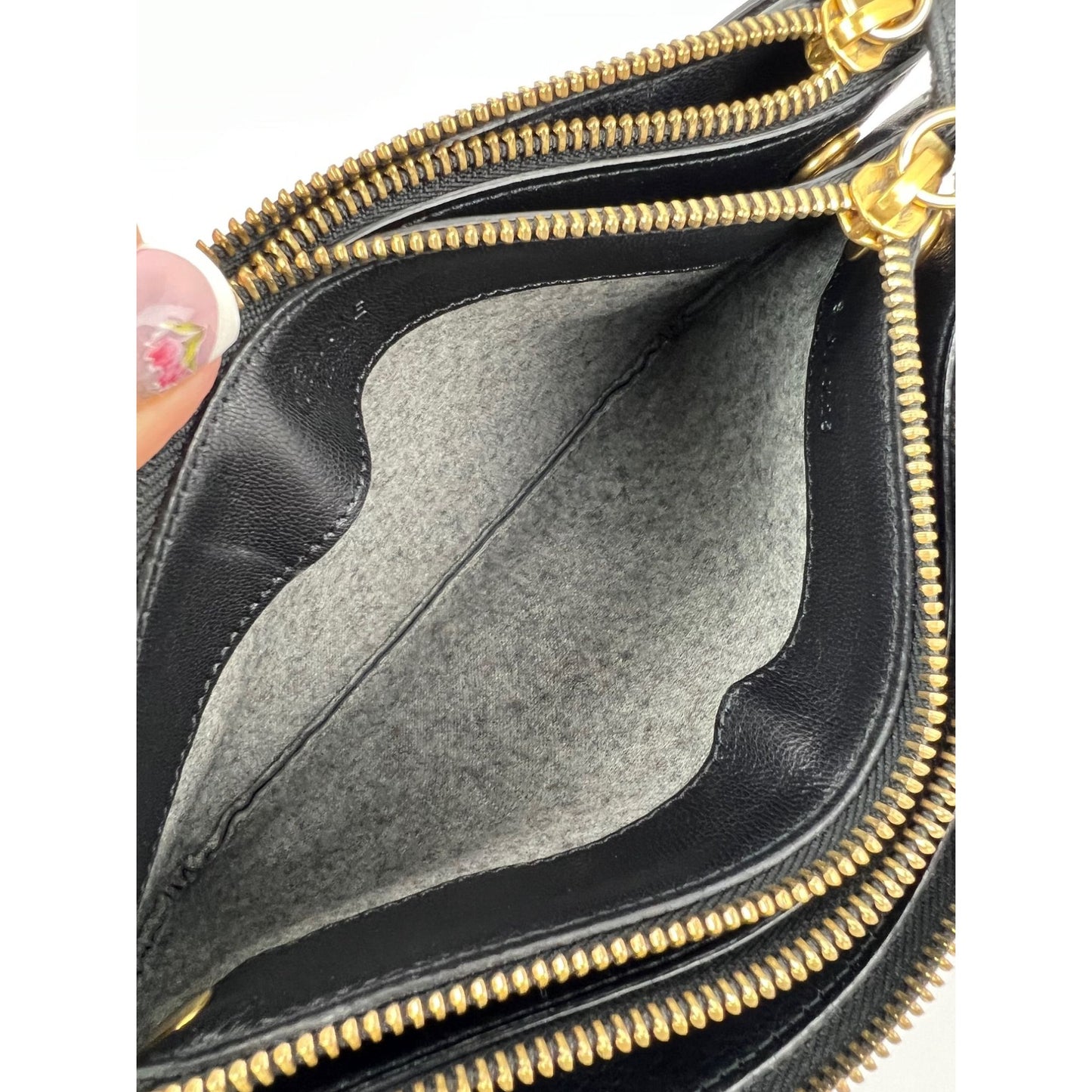 
                  
                    Celine Smooth Lambskin Small Trio Crossbody Black Bag
                  
                