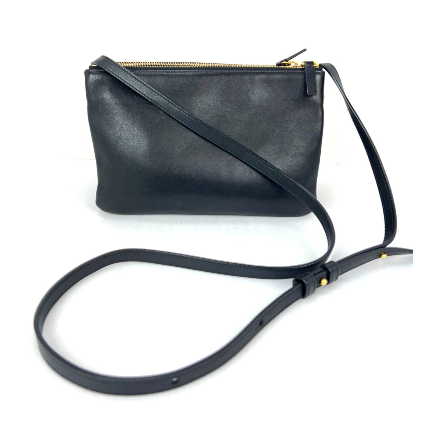 
                  
                    Celine Smooth Lambskin Small Trio Crossbody Black Bag
                  
                