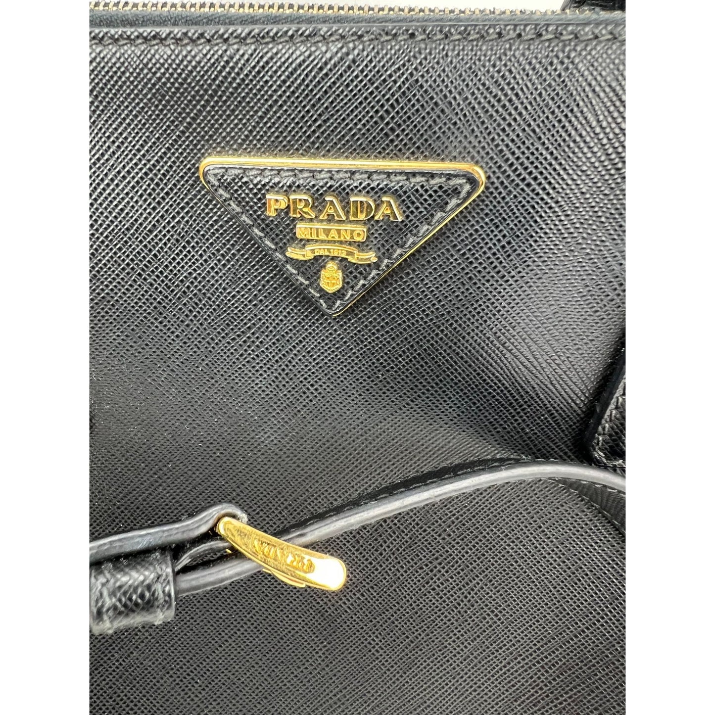 
                  
                    Prada Saffiano Leather Double Zip Black Tote Bag
                  
                