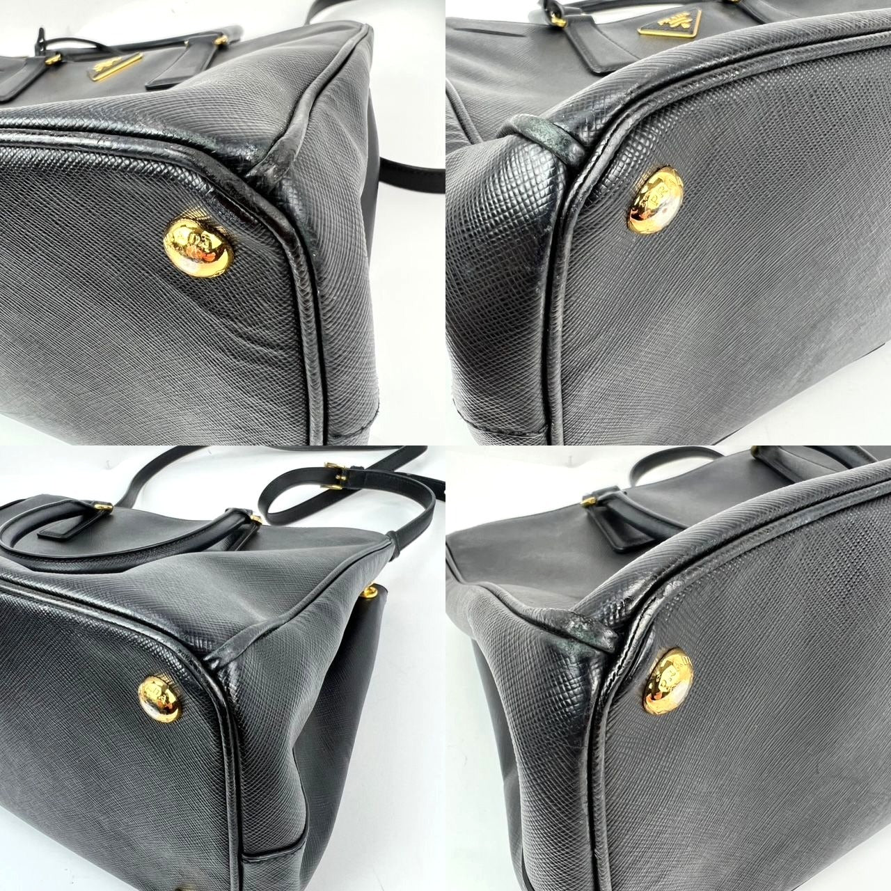 
                  
                    Prada Saffiano Leather Double Zip Black Tote Bag
                  
                