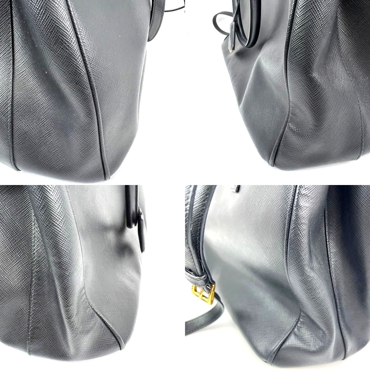 
                  
                    Prada Saffiano Leather Double Zip Black Tote Bag
                  
                