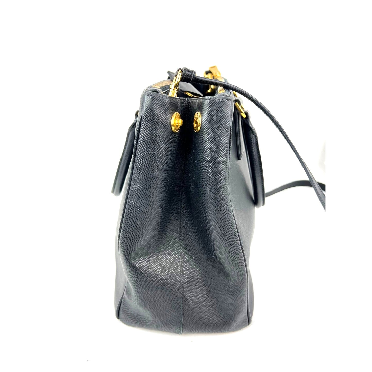 
                  
                    Prada Saffiano Leather Double Zip Black Tote Bag
                  
                
