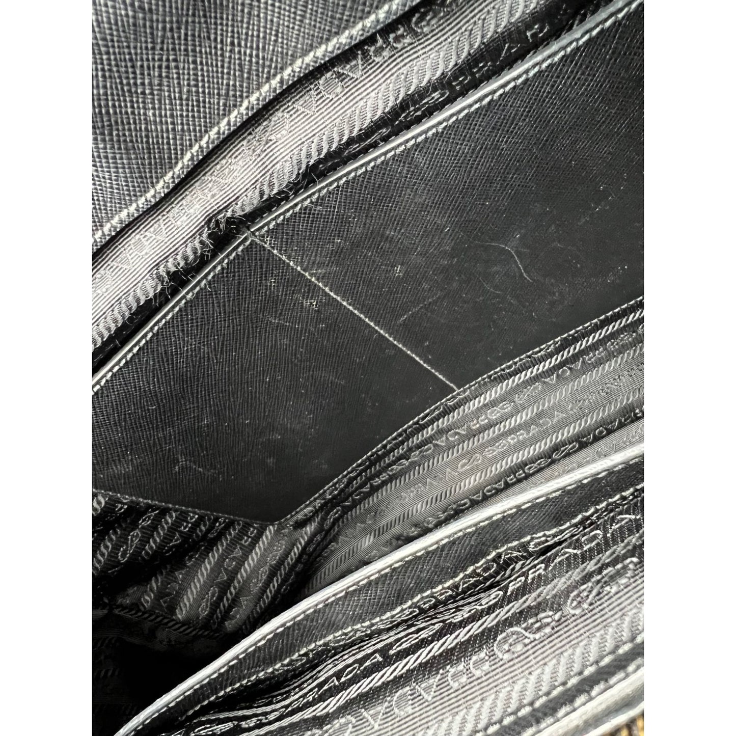 
                  
                    Prada Saffiano Leather Double Zip Black Tote Bag
                  
                