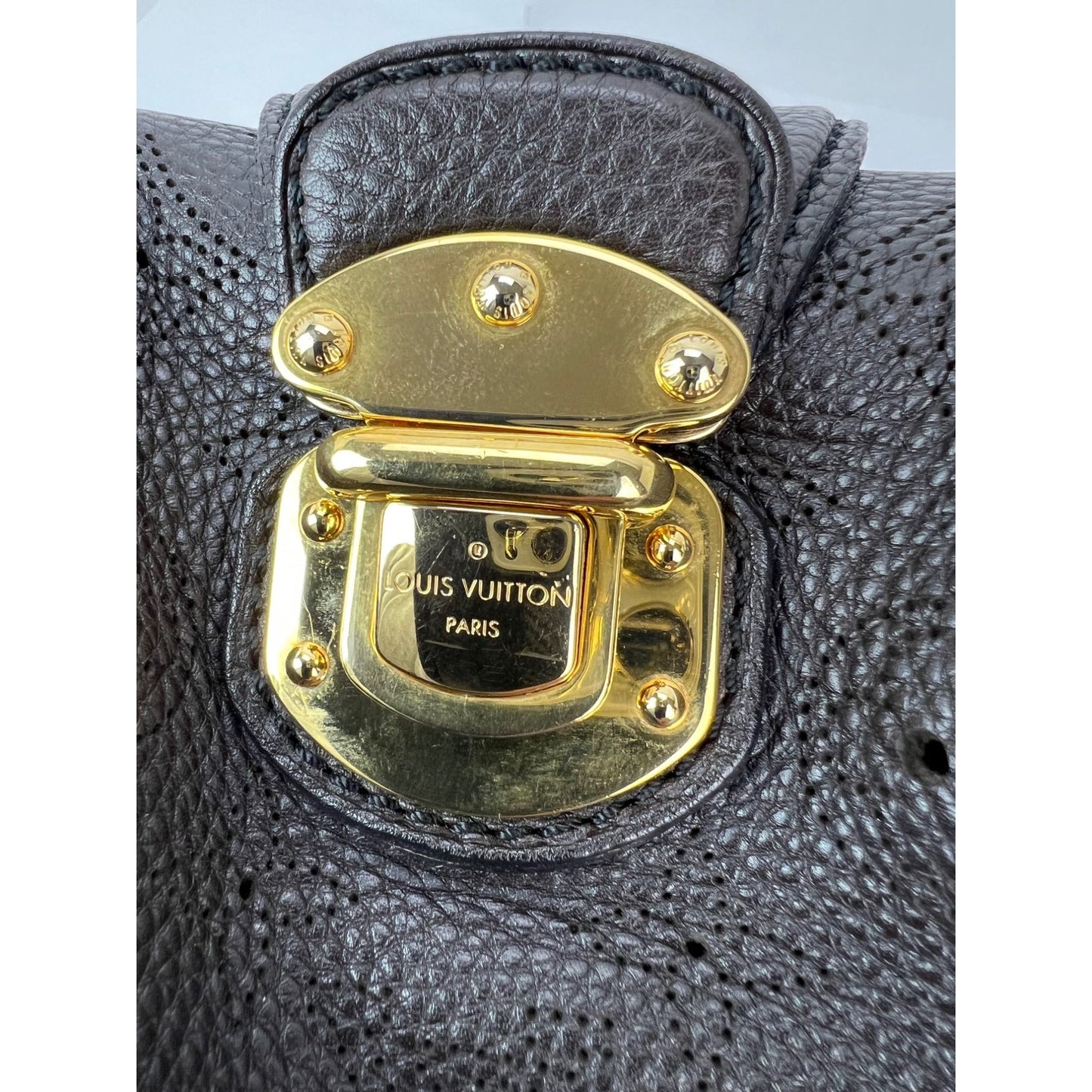 
                  
                    Louis Vuitton Lunar GM Mahina Dark Brown Leather Shoulder Bag
                  
                