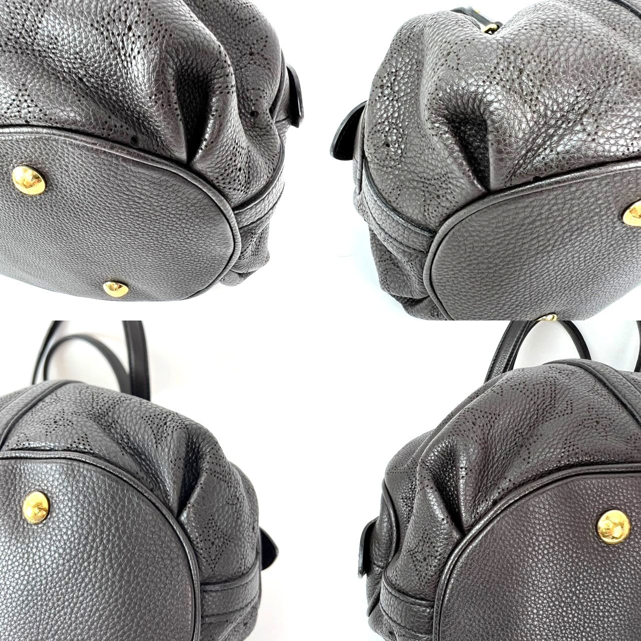 
                  
                    Louis Vuitton Lunar GM Mahina Dark Brown Leather Shoulder Bag
                  
                