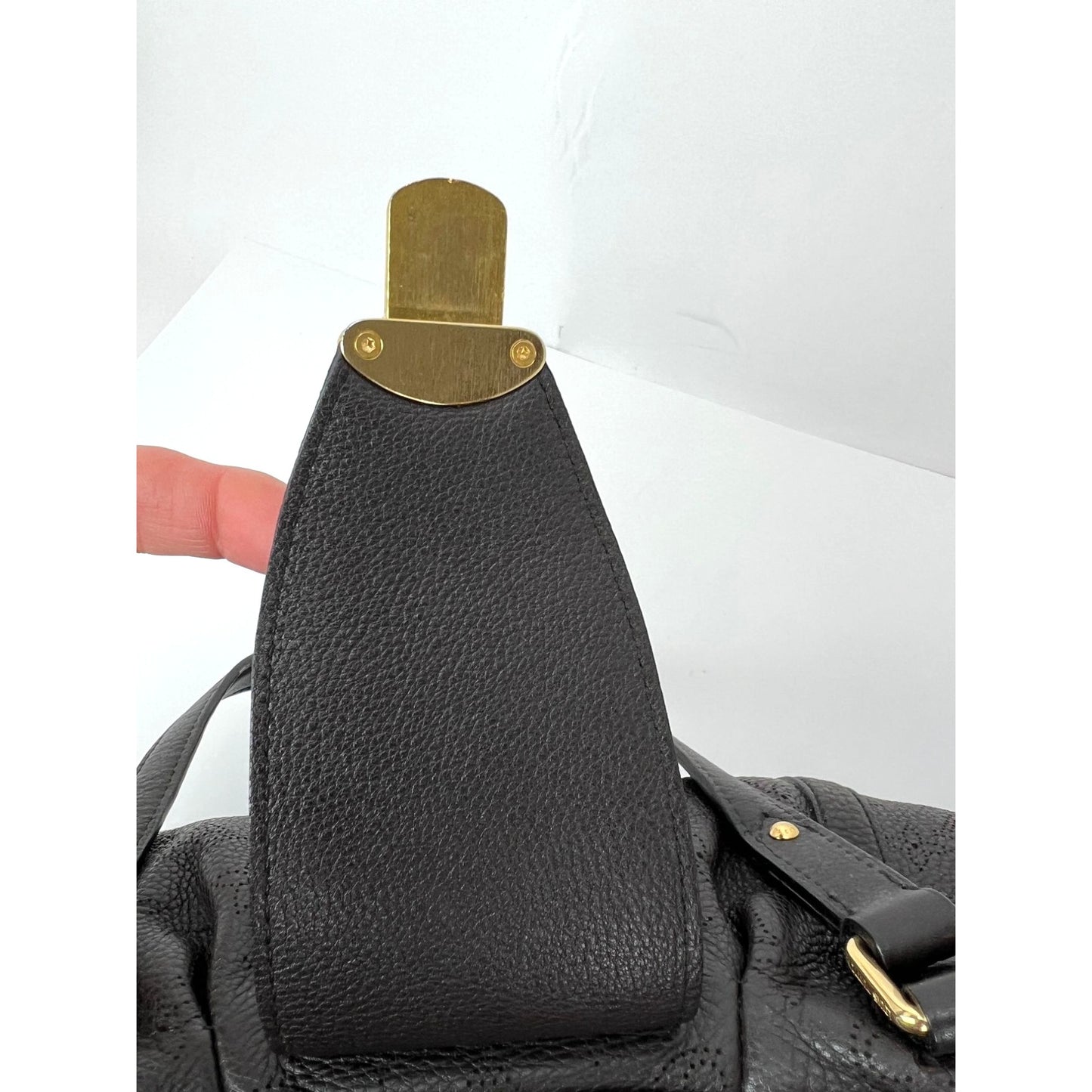 
                  
                    Louis Vuitton Lunar GM Mahina Dark Brown Leather Shoulder Bag
                  
                