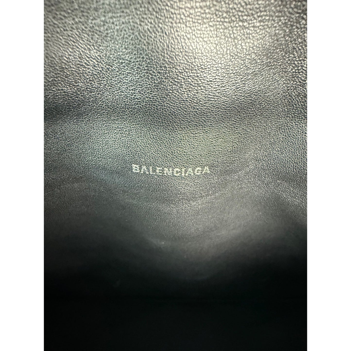 
                  
                    Balenciaga Large Crush Leather Matte Black Quilted  Shoulder Bag
                  
                