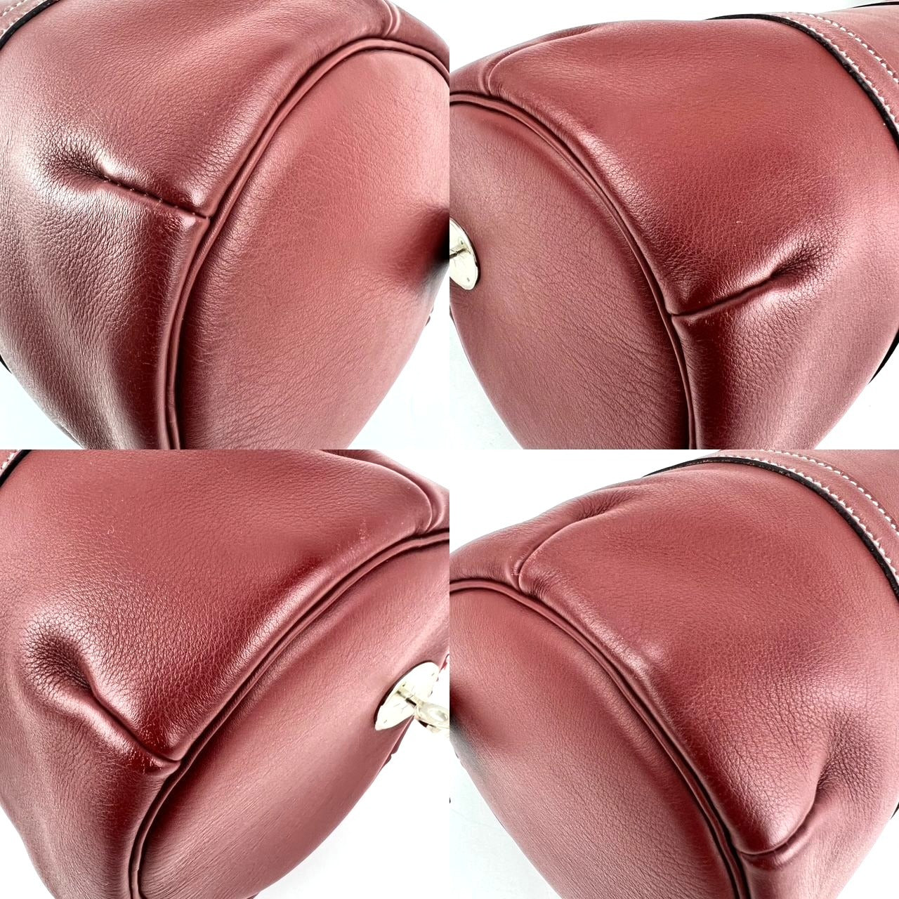 
                  
                    Hermes Polochon 1925 Size 30 Havane Leather Boston Bag
                  
                