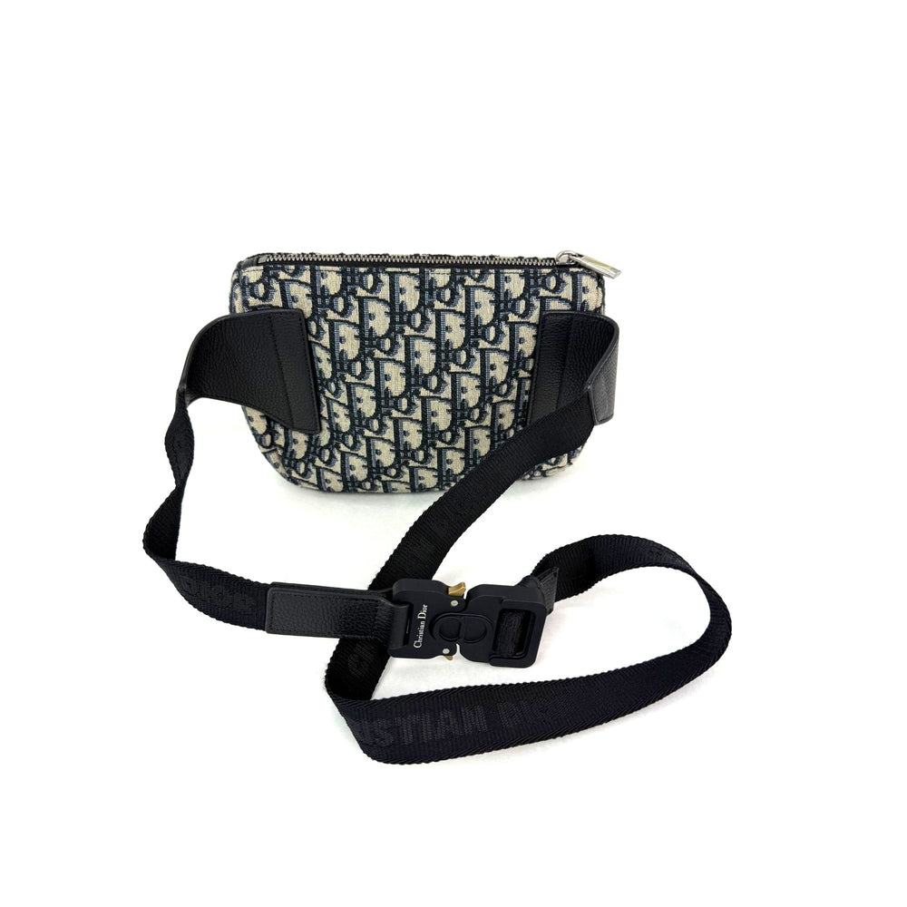 
                  
                    Christian Dior Oblique World Tour saddle Belt Blue Belt Bag
                  
                