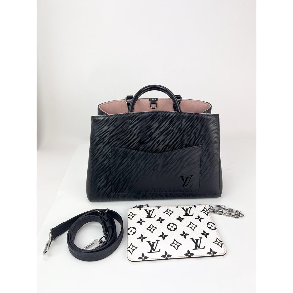 
                  
                    Louis Vuitton Epi Marelle MM Black Leather Shoulder Tote Bag
                  
                