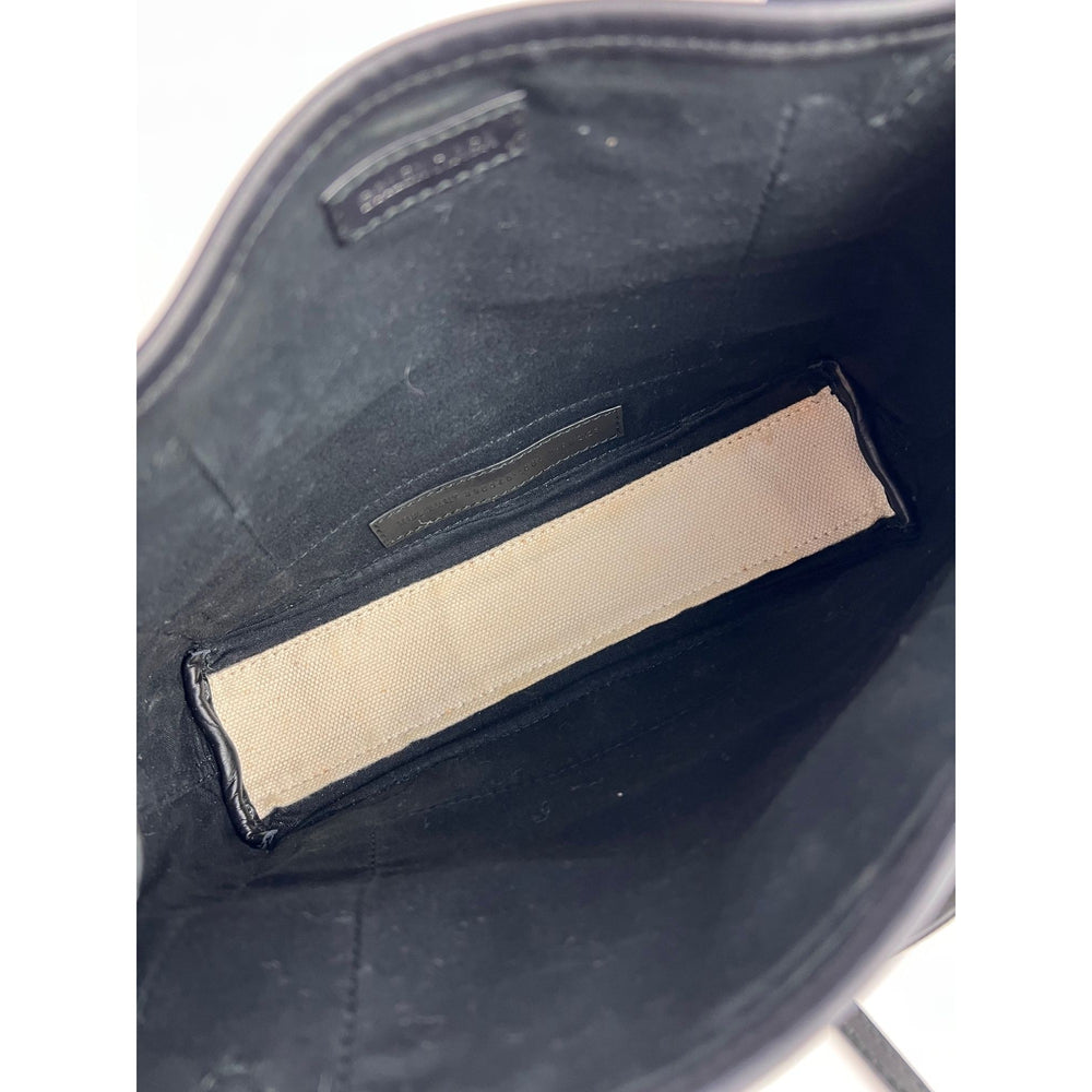 
                  
                    Balenciaga Cotton Canvas Calfskin Navy Cabas XS Natural Black Tote Bag
                  
                