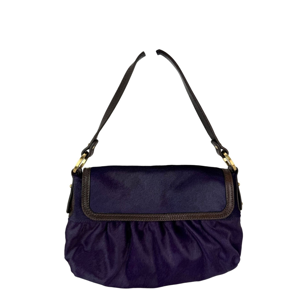 
                  
                    Fendi Calf Hair Small Chef Purple Shoulder Bag
                  
                