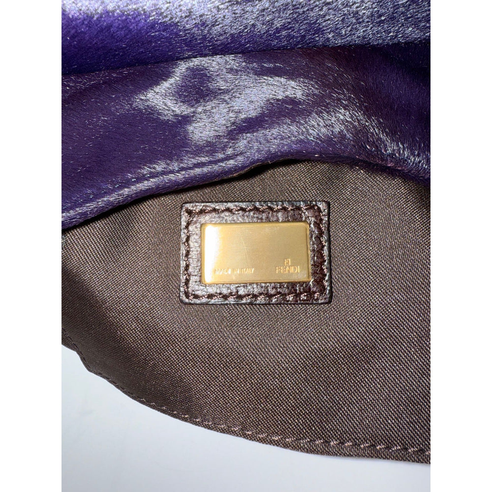 
                  
                    Fendi Calf Hair Small Chef Purple Shoulder Bag
                  
                