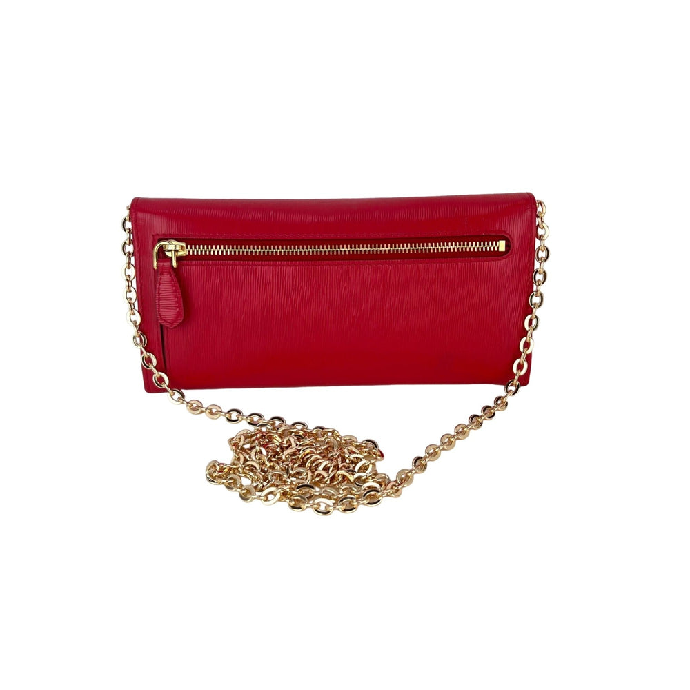 
                  
                    Prada Large Red Saffiano Leather Wallet Clutch Bag
                  
                