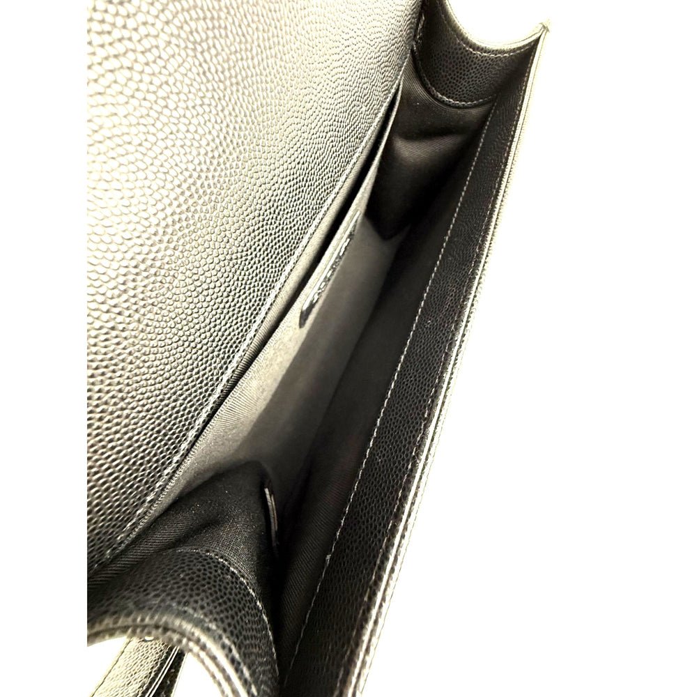 
                  
                    Chanel Caviar Quilted Medium Black Boy Flap Shoulder Bag EBAY LIVE
                  
                