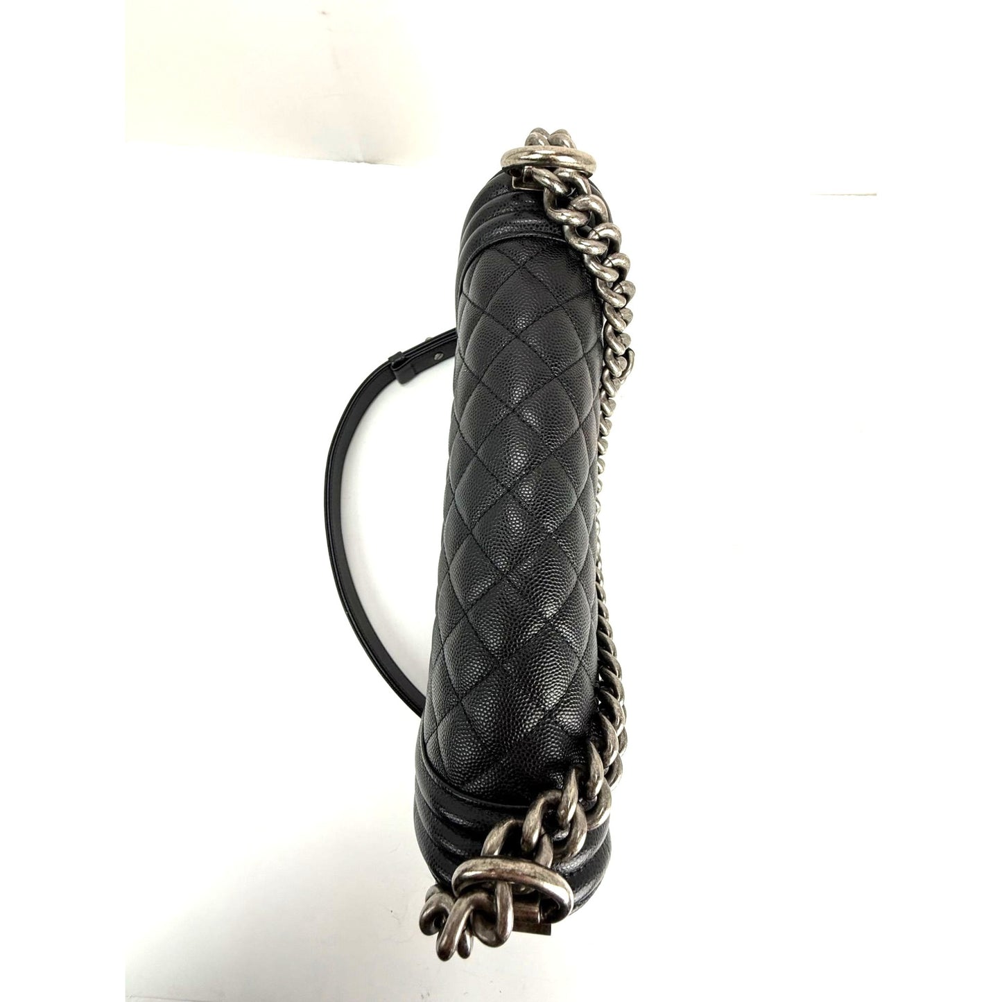 
                  
                    Chanel Caviar Quilted Medium Black Boy Flap Shoulder Bag EBAY LIVE
                  
                