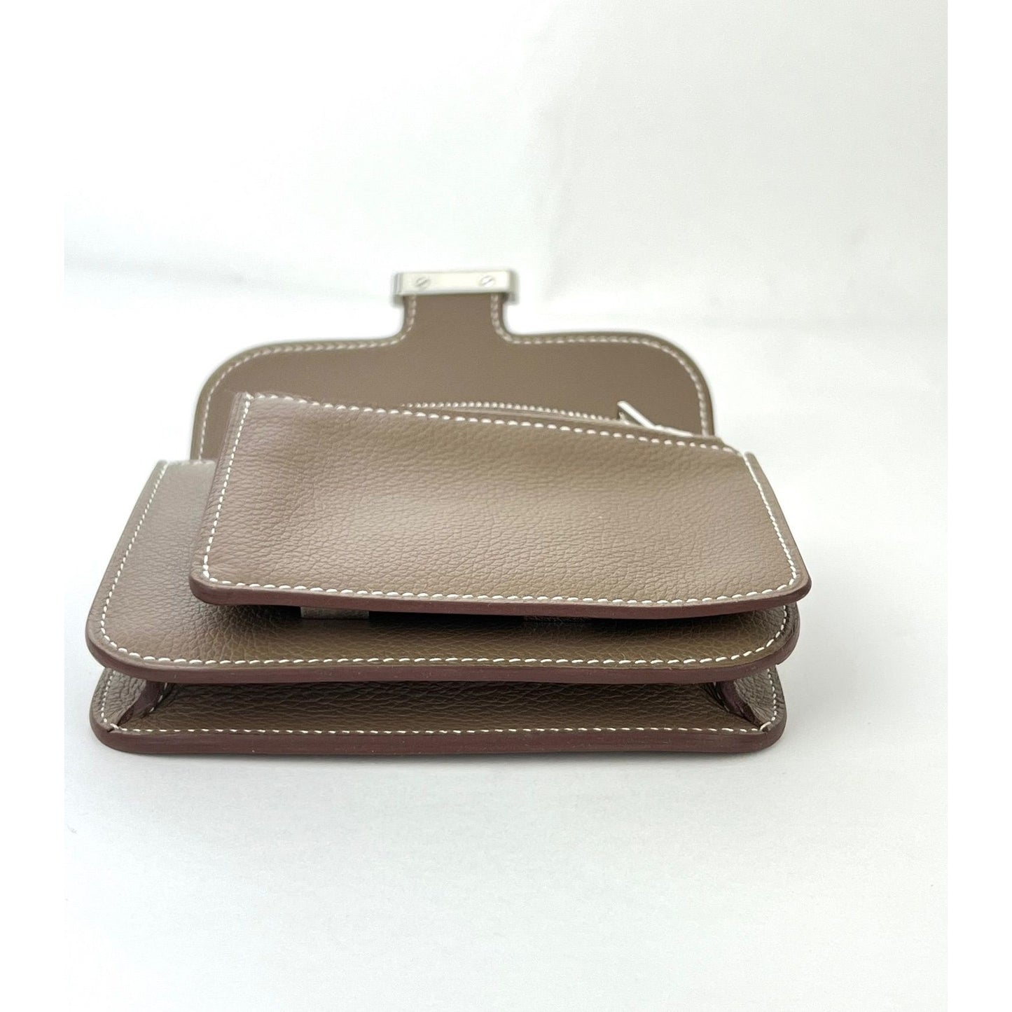 
                  
                    Hermes Evercolor Constance Slim Etoupe Wallet
                  
                