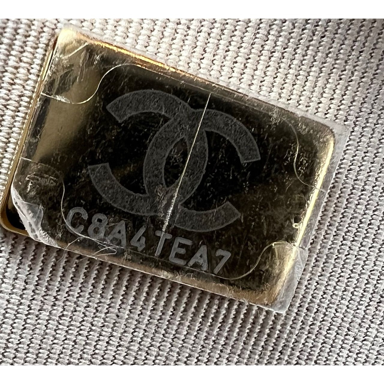 
                  
                    Chanel Metallic Lambskin Like a Wallet Flap Golden Pink Crossbody Bag
                  
                