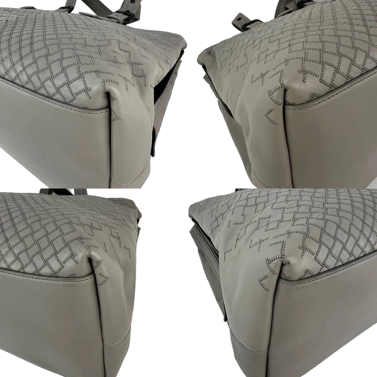 
                  
                    Bottega Veneta Roma Nappa Intreccio Medium Gray Tote Bag
                  
                