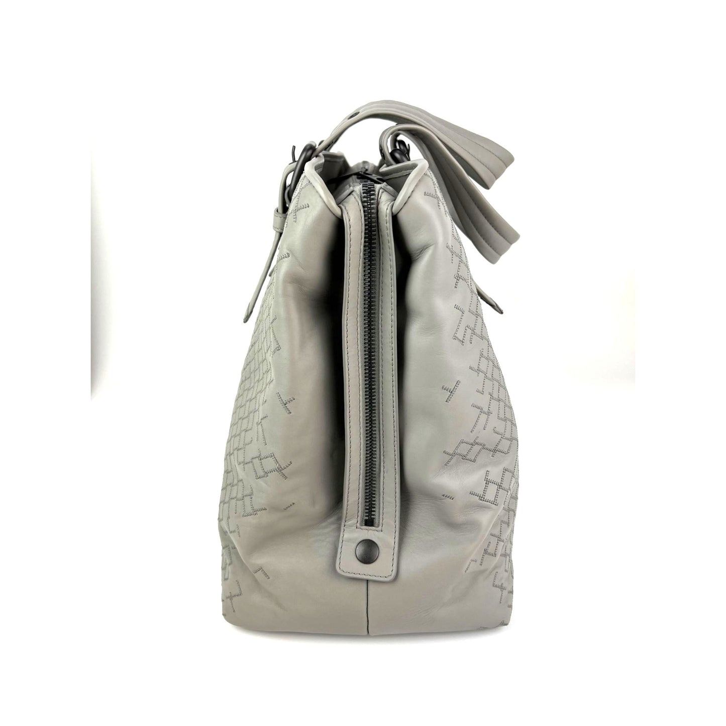 
                  
                    Bottega Veneta Roma Nappa Intreccio Medium Gray Tote Bag
                  
                