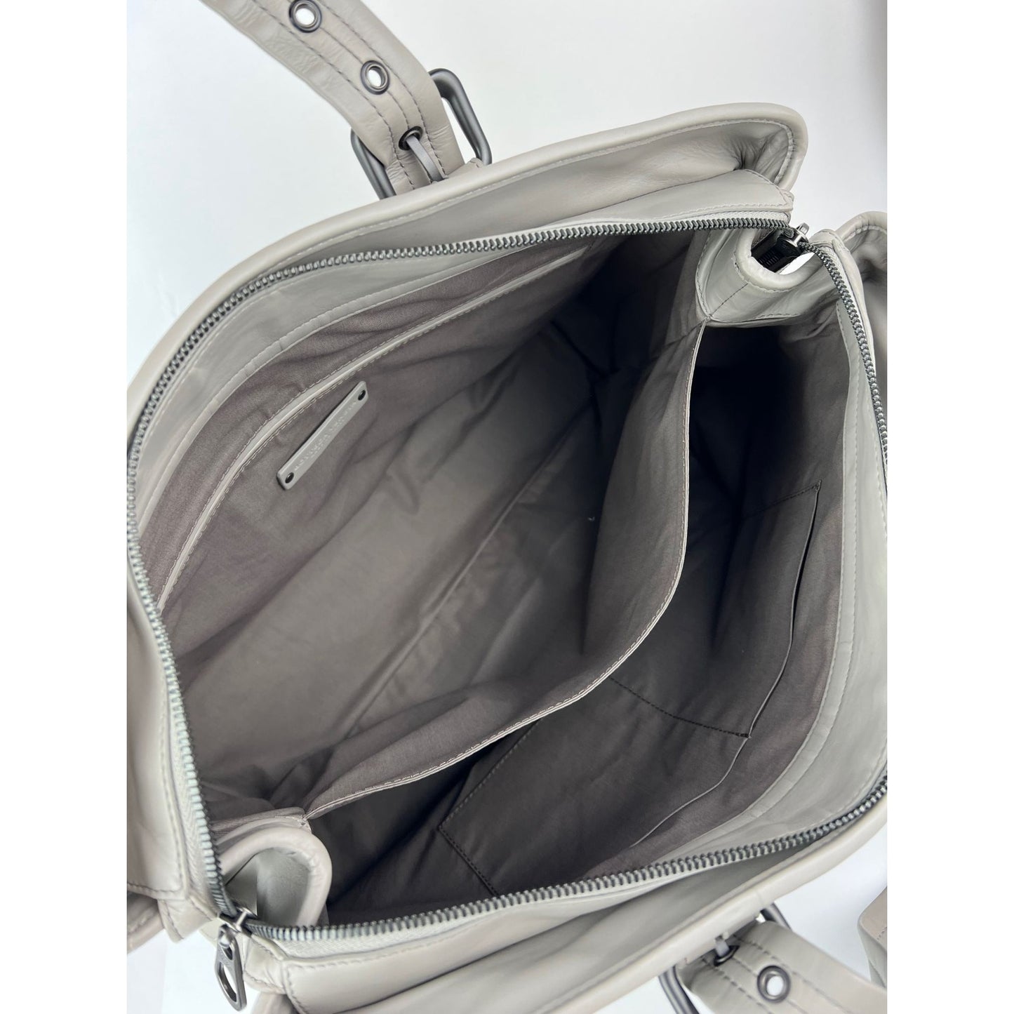 
                  
                    Bottega Veneta Roma Nappa Intreccio Medium Gray Tote Bag
                  
                