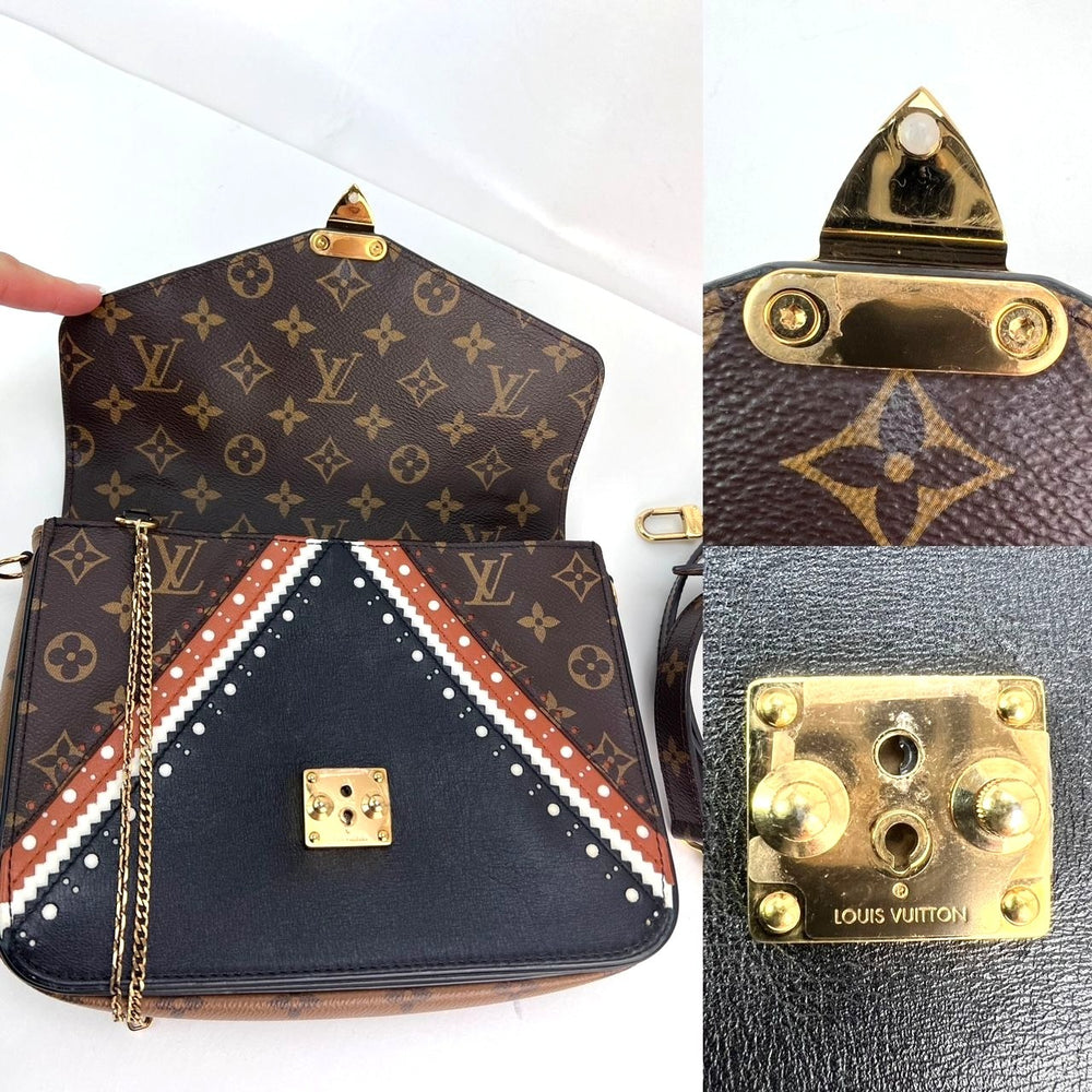 
                  
                    Louis Vuitton Pochette Metis Limited Edition Brogue Reverse Monogram Messenger Crossbody Bag
                  
                