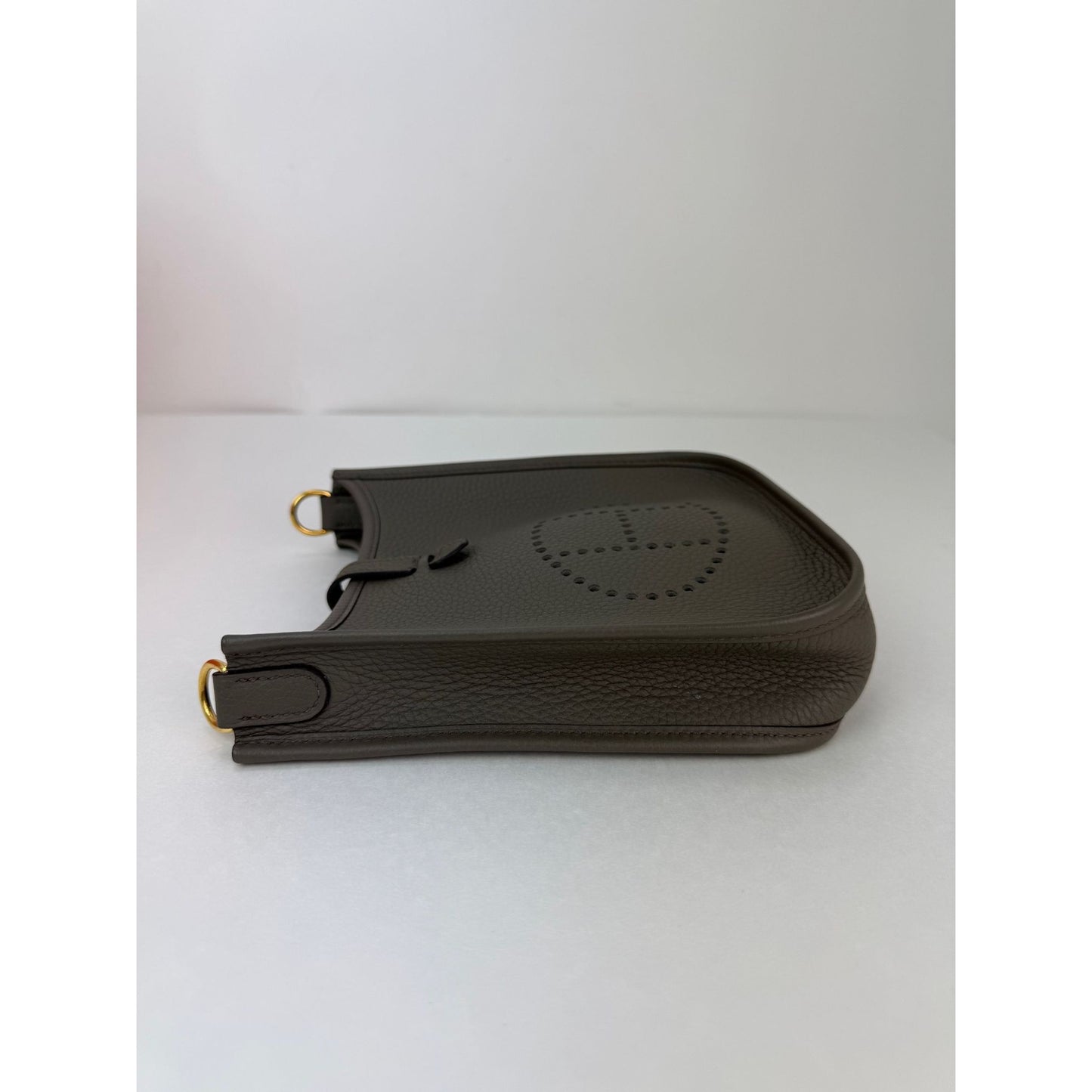
                  
                    Hermes Taurillon Clemence Evelyne TPM Etoupe Crossbody Bag
                  
                