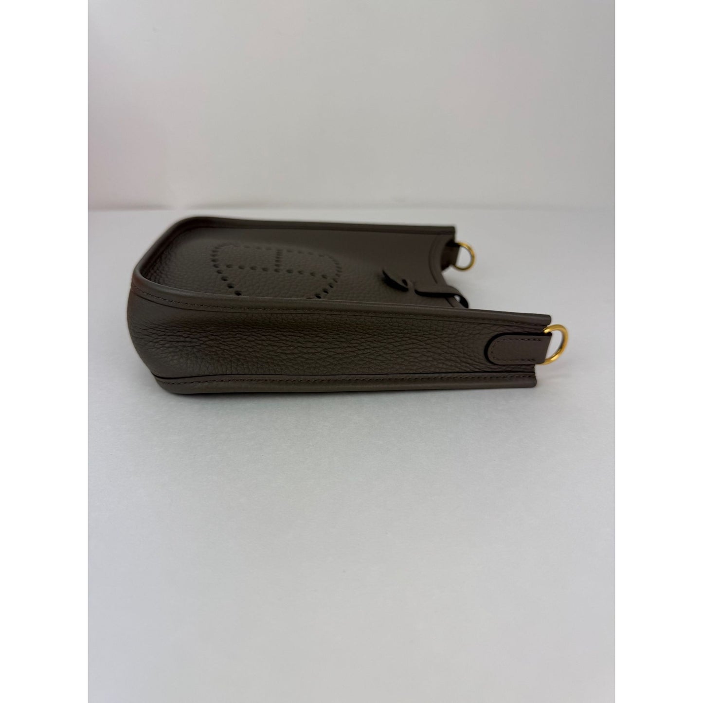 
                  
                    Hermes Taurillon Clemence Evelyne TPM Etoupe Crossbody Bag
                  
                