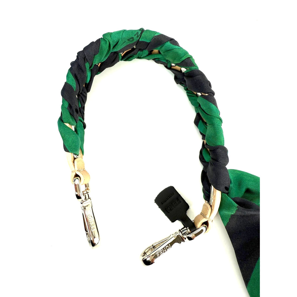 
                  
                    Fendi Silk Calfskin Bag You Strap Green and Black
                  
                